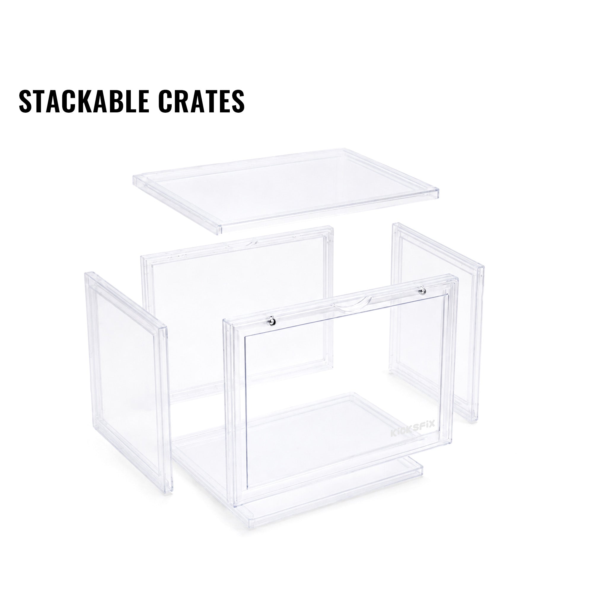 Procase - Stackable Storage Box (Clear)