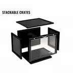 Procase - Stackable Storage Box (Black)